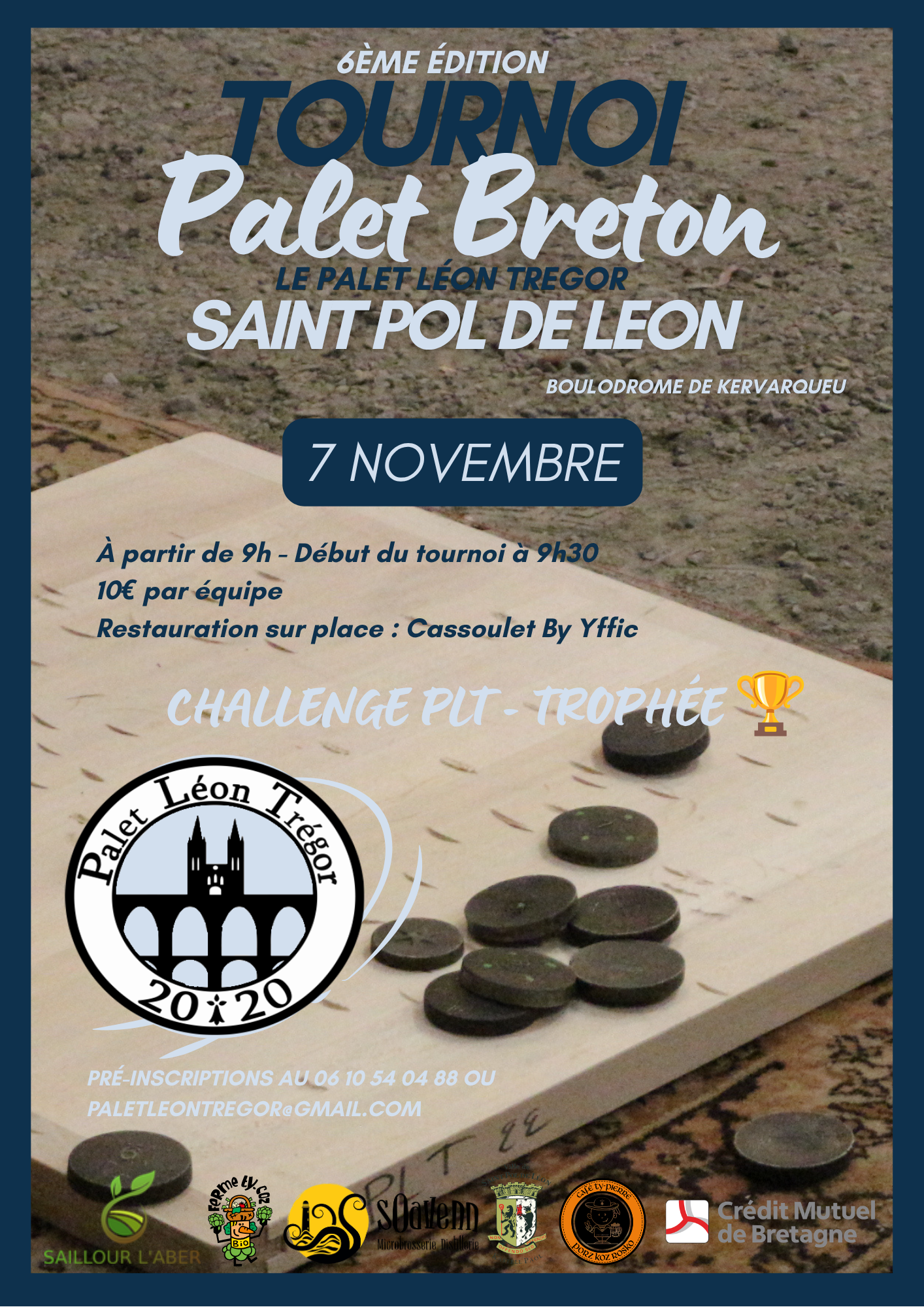 Affiche du tournoi Tournoi du PALET LEON TREGOR