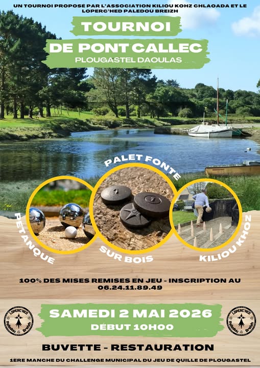 Affiche du tournoi Tournoi de Pont Callec