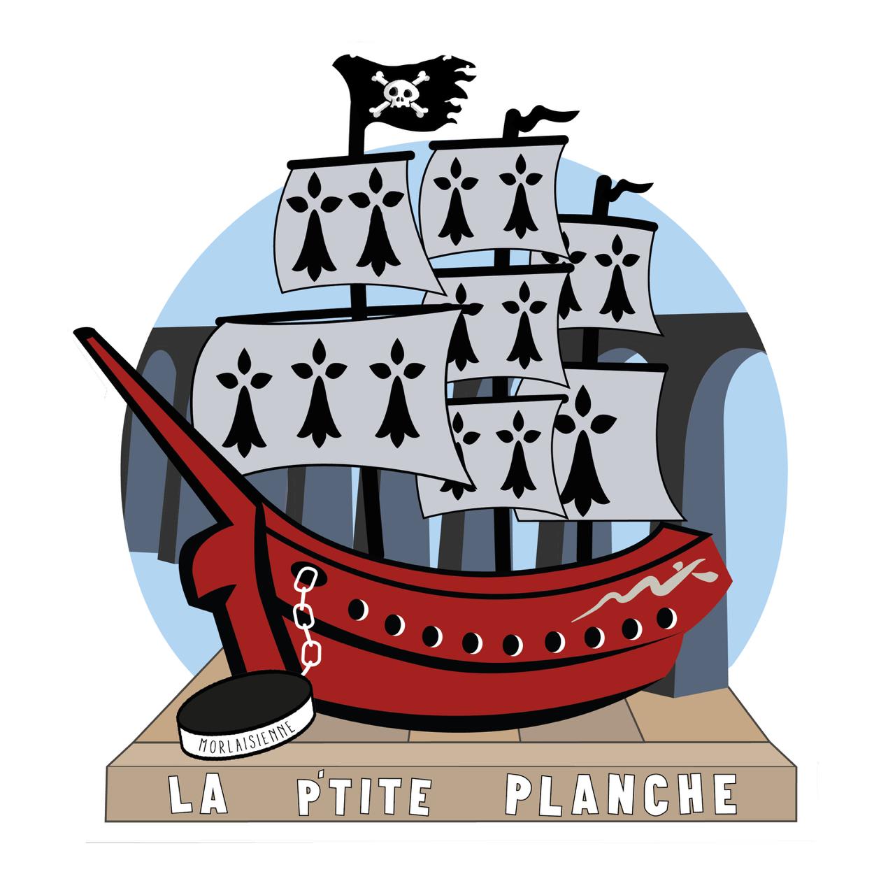 Logo du club LA P'tite planche Morlaisienne